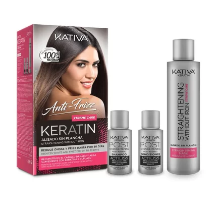 KERATIN ANTI-FRIZZ straightening without iron xtrem care 30 days 3 units - 3 u
