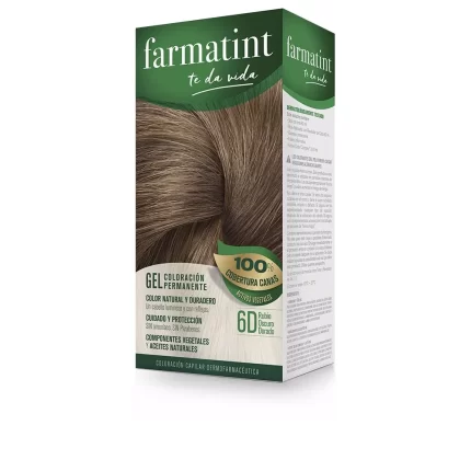 FARMATINT GEL coloration permanente #6d-blond doré foncé 5 unités