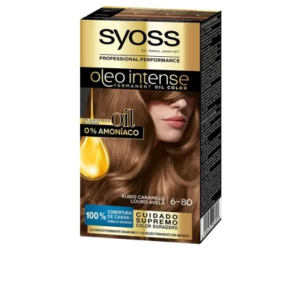 OLEO INTENSE ammonia-free hair color #6.80-caramel blonde 5 pcs - 5 pz