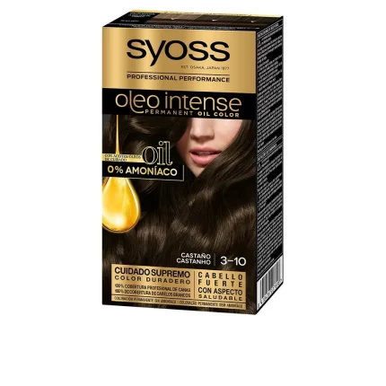 OLEO INTENSE ammonia-free hair color #3.10-chestnut 5 pz - 5 pz