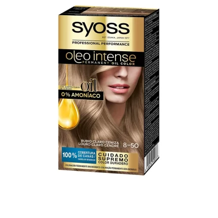 OLEO INTENSE ammonia-free hair color #8.50-ash blonde 5 pcs - 5 pz