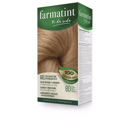 FARMATINT GEL coloration permanente #8d-blond clair doré 5 unités