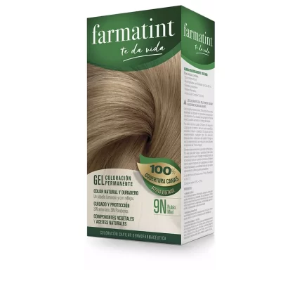 FARMATINT GEL permanent color #9n-honey blonde 5 units - 5 u
