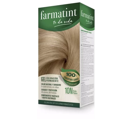 FARMATINT GEL permanent color #10n-platinum blonde 5 units - 5 u