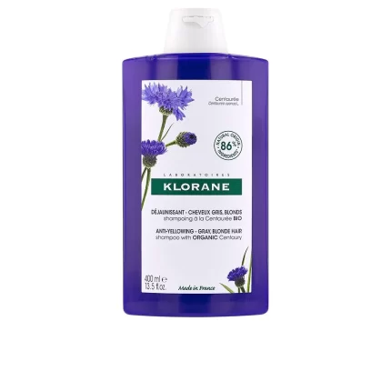 A LA CENTAUREA BIO champú antiamarilleo cabello gris y rubio 400 ml - 400 ml