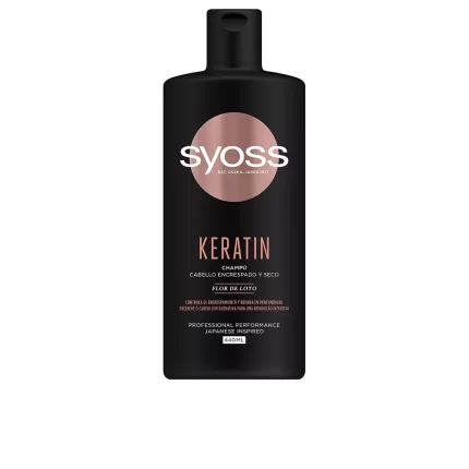 KERATIN shampoo for frizzy and dry hair 440 ml - 440 ml