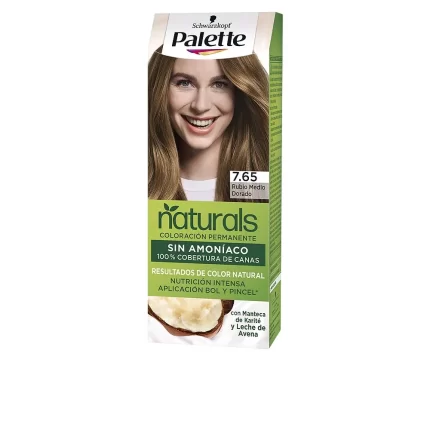 PALETTE NATURAL dye #7.65-medium golden blonde 1 u - 1 u