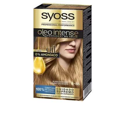 Coloration capillaire sans ammoniaque OLEO INTENSE #8.86-blond doré 5 u