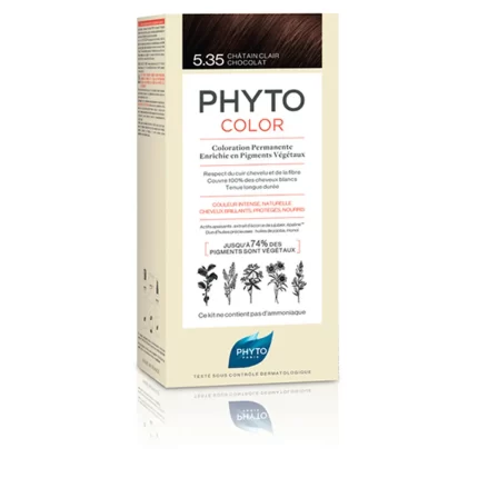 PHYTOCOLOR #5.35-brun chocolat clair 4 unités