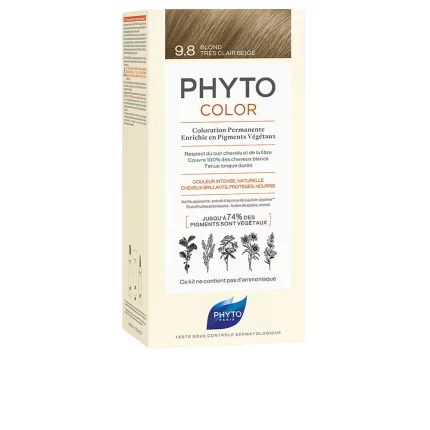PHYTOCOLOR #9.8-rubio beige muy claro 4 u - 4 u