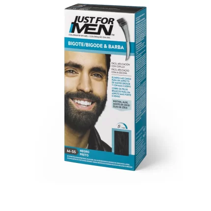 COLORANT en gel pour moustache, barbe et favoris #noir 15 ml