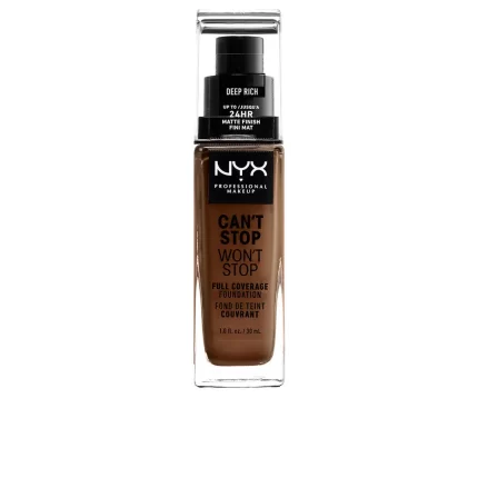 CAN'T STOP WON'T STOP full coverage foundation #deep rich