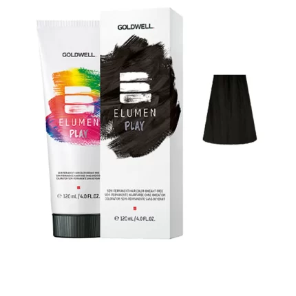 ELUMEN PLAY semi permanent hair color oxidant-free #black 120 ml - 120 ml