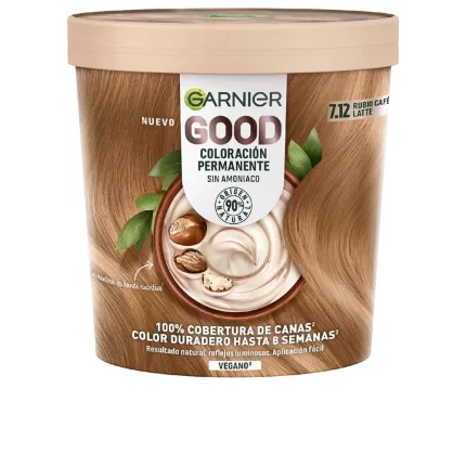 GOOD permanent color #7.12 latte blonde 217 ml - 217 ml