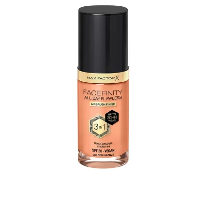 FACEFINITY ALL DAY FLAWLESS 3 IN 1 foundation #82-deep bronze 30 ml