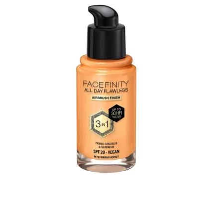 FACEFINITY ALL DAY FLAWLESS 3 IN 1 foundation #W78-warm honey 30 ml
