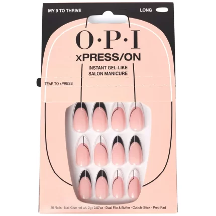 OPI xPRESS/ON Artificial Nails Nail Art #My 9 To Thrive 30 u