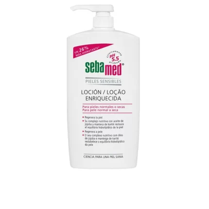 DRY AND SENSITIVE SKIN enriched lotion 750 ml