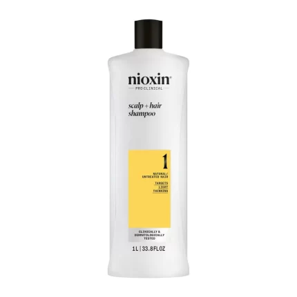 SYSTEM 1 - Shampoo - Natural Hair with Mild Weakening 1000 ml - 1000 ml