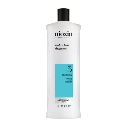 SYSTEM 3 - Shampoo - Dyed and Damaged Hair with Mild Weakening 1000 ml - 1000 ml