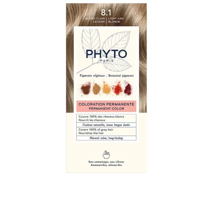 PHYTOCOLOR #8.1-Blond Cendre Clair 4 u