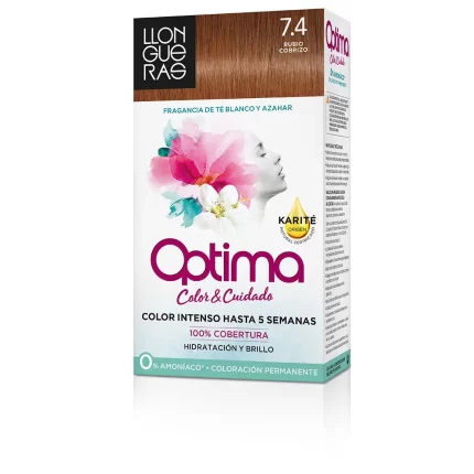 OPTIMA hair colour #7.4-copper blonde 1 u - 1 u