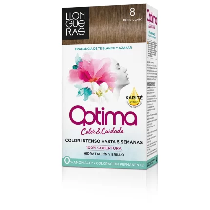 OPTIMA hair colour #8-light blond 1 u - 1 u