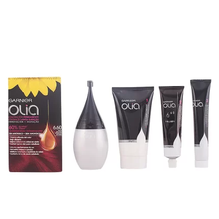 OLIA Coloración Permanente #6,60 Rojo Intenso set - 4 pz