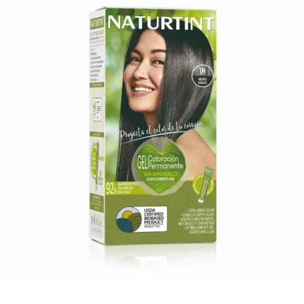 Colorant sans ammoniaque NATURTINT #1N-Noir Ébène 170 ml