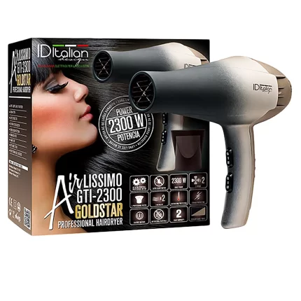 AIRLISSIMO GTI 2300 GOLD STAR professional hair dryer 1 unit - 1 u