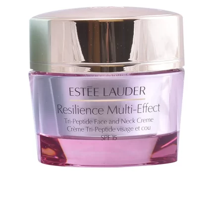 Crème hydratante multi-effets Resilience Tri-Peptide Visage et Cou SPF15 50 ml