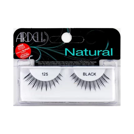 Pack de poche de cils NATURELS #125-noir 5 ml