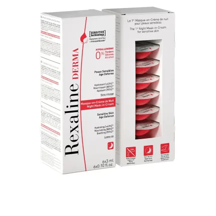 Masque-crème de nuit DERMA 6 x 3 ml