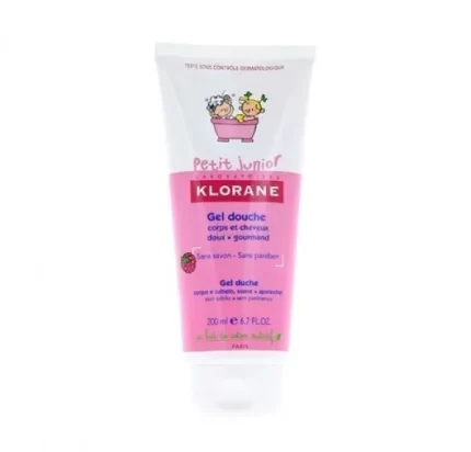 Gel douche et cheveux JUNIOR #framboise 200 ml