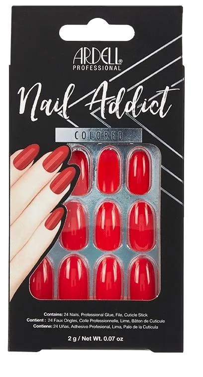 NAIL ADDICT rouge cerise 1 unité