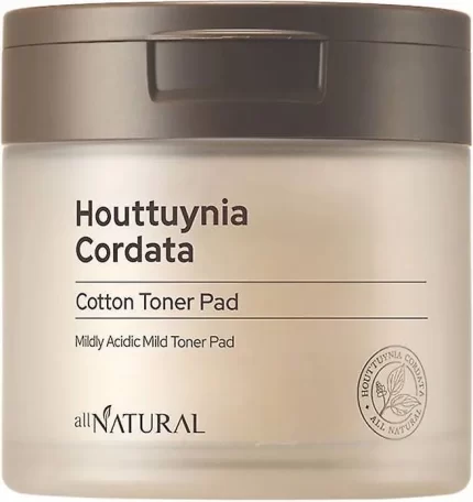 Tampon tonique en coton HOUTTUYNIA CORDATA 60 u