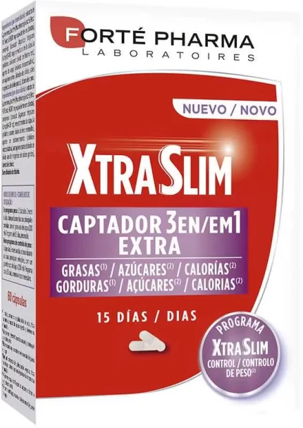 XTRASLIM CAPTURER 3 en 1 supplémentaire 60 gélules