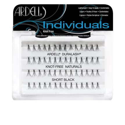 Faux cils individuels courts noirs 1 unité