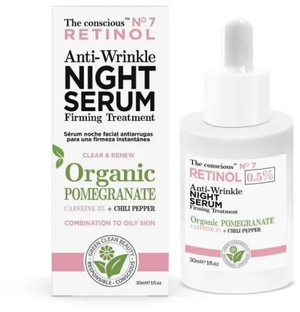 Sérum de nuit anti-rides RETINOL grenade bio 30 ml