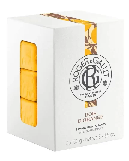Savon parfumé BOIS D'ORANGE 3 x 100 gr