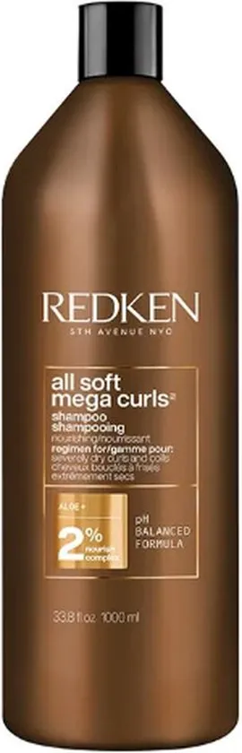 Shampoing ALL SOFT MEGA CURLS 1000 ml
