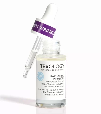 Huile visage anti-âge BAKUCHIOL INFUSION DE THÉ BLANC 15 ml