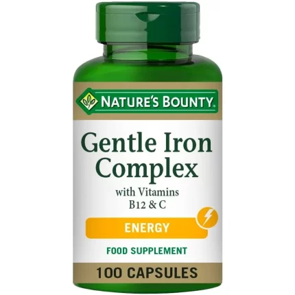 COMPLEXE FER DOUX avec vitamine C et B12 100 capsules