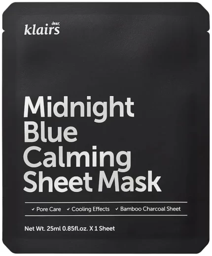 Masque en tissu apaisant MIDNIGHT BLUE 25 ml