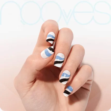 Feuilles de gel pour ongles Flowing Stream Premium Glam #Art Design 20 unités