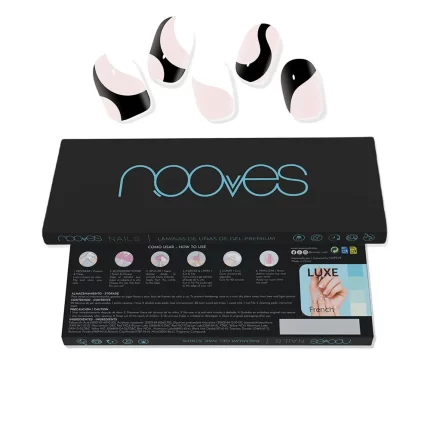 Feuilles de gel pour ongles Premium Glam #white cow 20 u