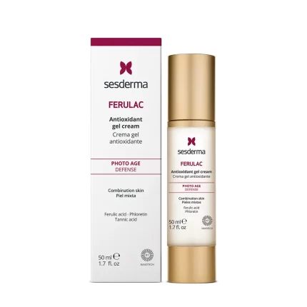 Gel-crème antioxydant FERULAC pour peaux mixtes 50 ml