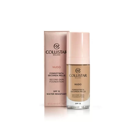 Fond de teint seconde peau NUDO SPF15 #4N-sabbia 30 ml