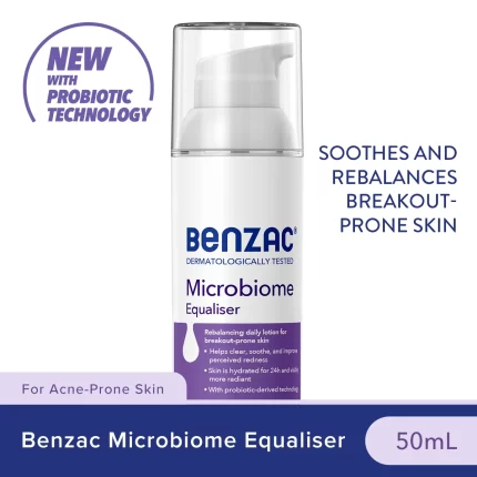 MICROBIOME EQUALIZER Lotion rééquilibrante quotidienne pour peaux à tendance acnéique 50 ml