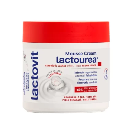 Crème mousse lacto-urée visage et corps 400 ml